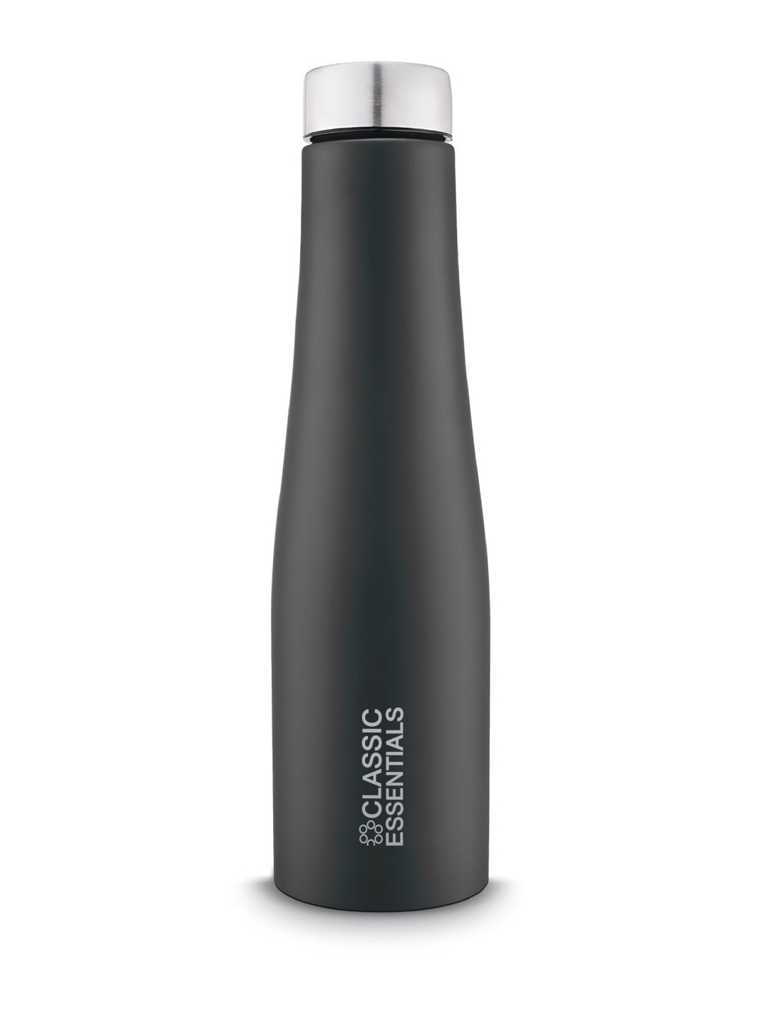 Classic Essentials Puro Black Printed Single Wall Vacuum Stainless Steel Water Bottle 1 L
