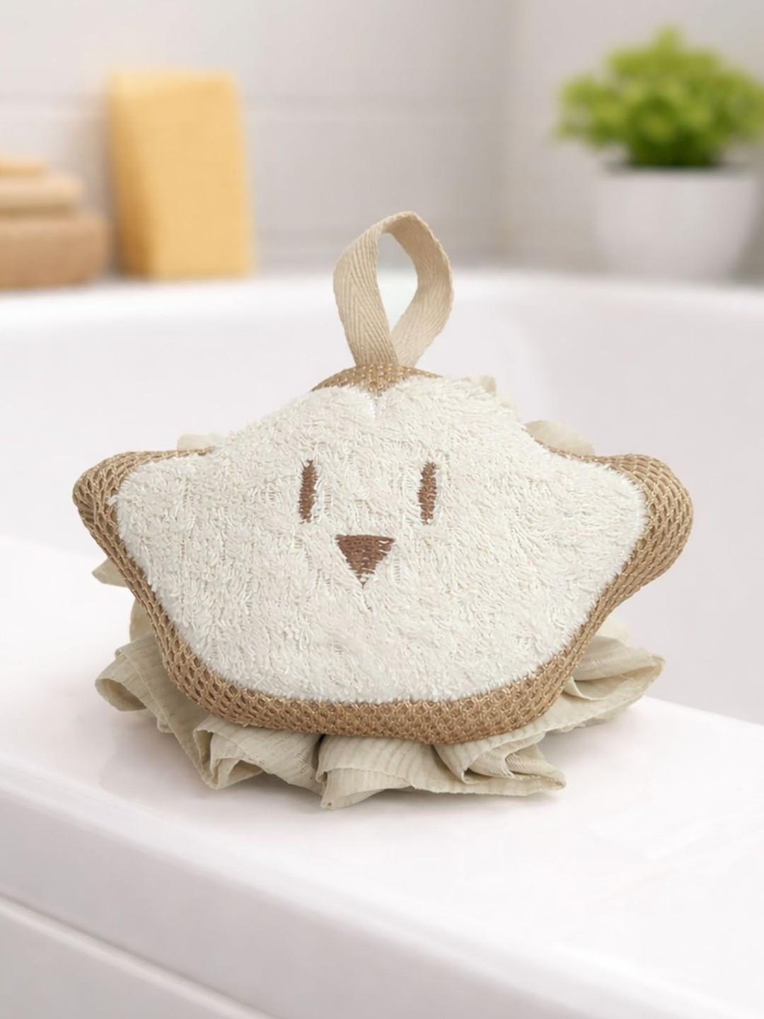 LUXEHOME INTERNATIONAL Star Pattern Exfoliating Microfibre Body Scrubber