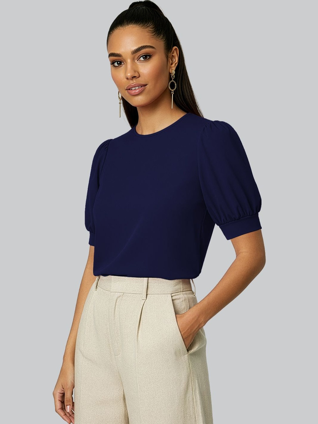 Maheshvi Puff Sleeve Top