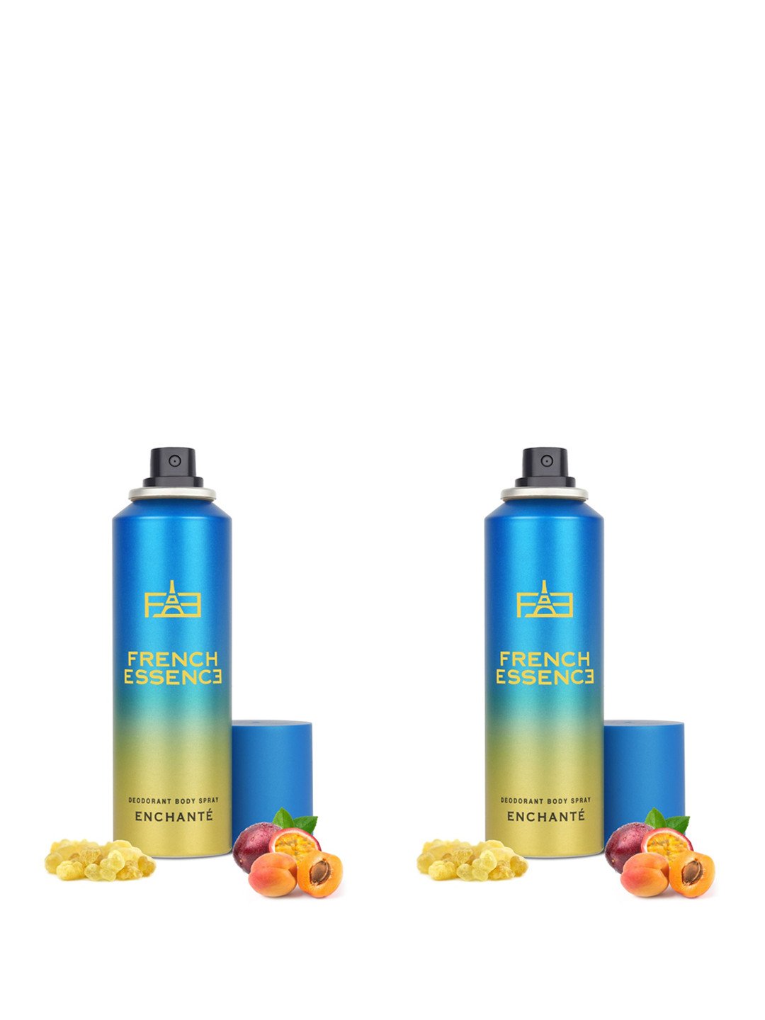 FRENCH ESSENCE Set Of 2 Unisex Enchante Long Lasting Deodorants - 50 ml Each