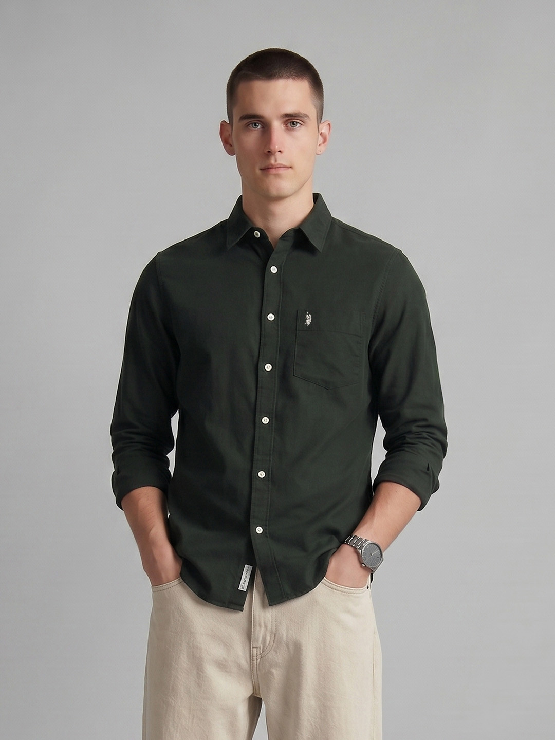 U.S. Polo Assn. Pure Cotton Casual Shirt