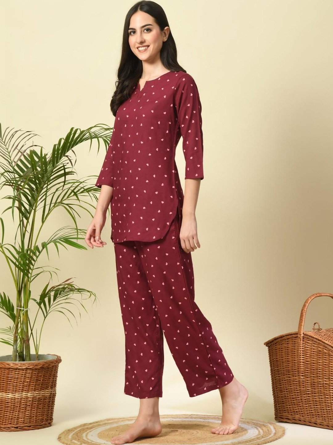 Anouk Rustic Printed Tunic with Trousers