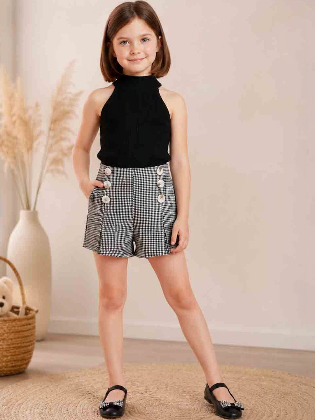 Parasense Girls Top with Shorts