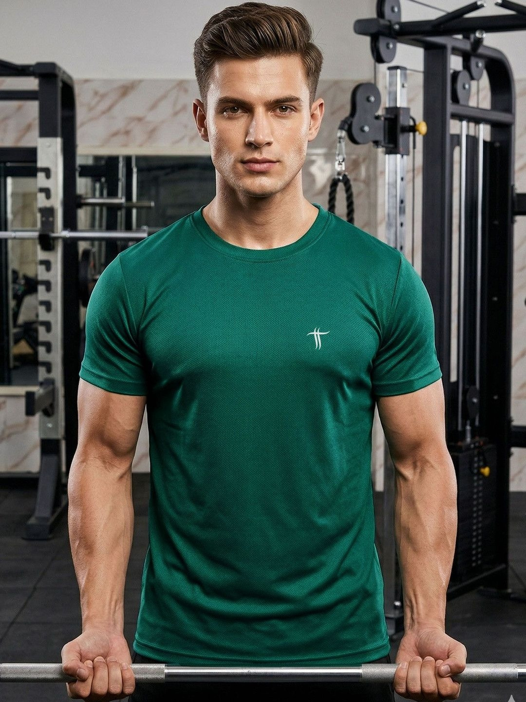 T.T. Men Brand Logo T-shirt