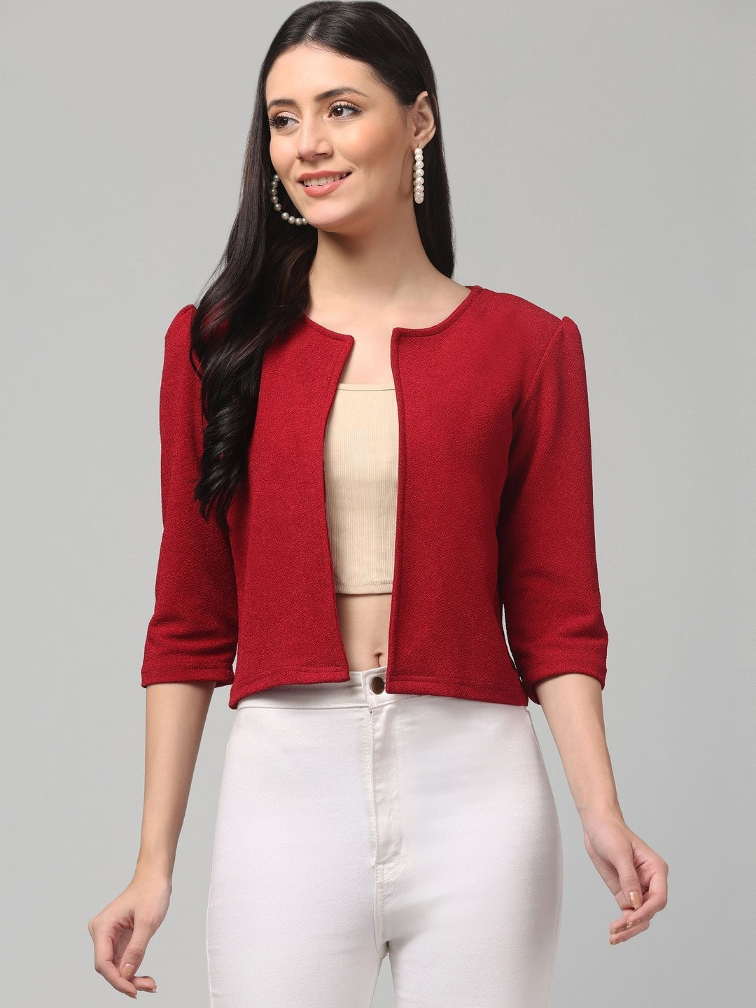 RAYWARE Women Crop Shrug