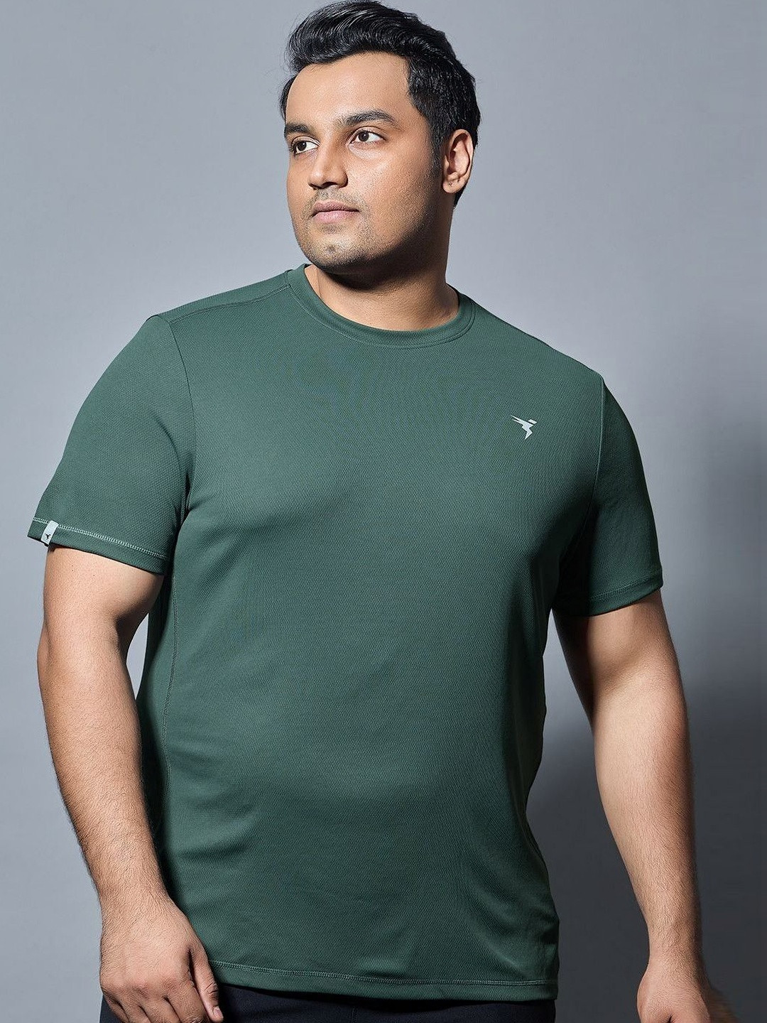 Technosport Slim Fit Round Neck Antimicrobial T-shirt