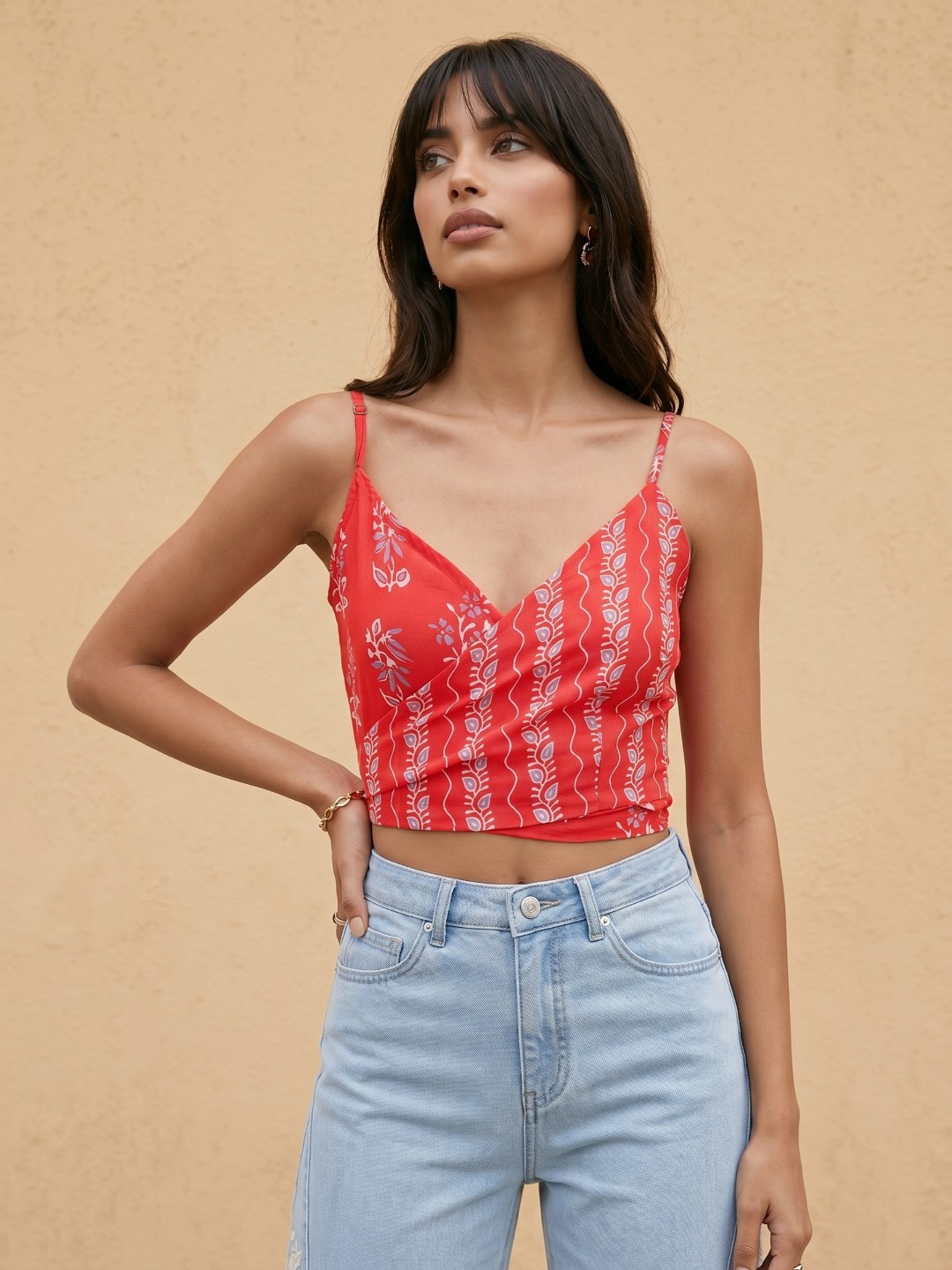 fusion by glitchez Print Wrap Top