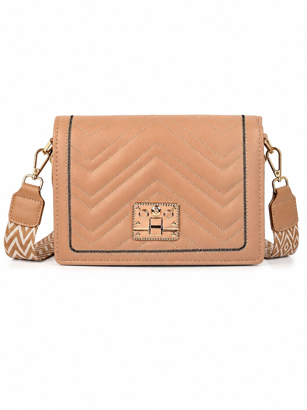 SAGEWARE Women Multi-Pocket Sling Bag with Detachable Shoulder Strap