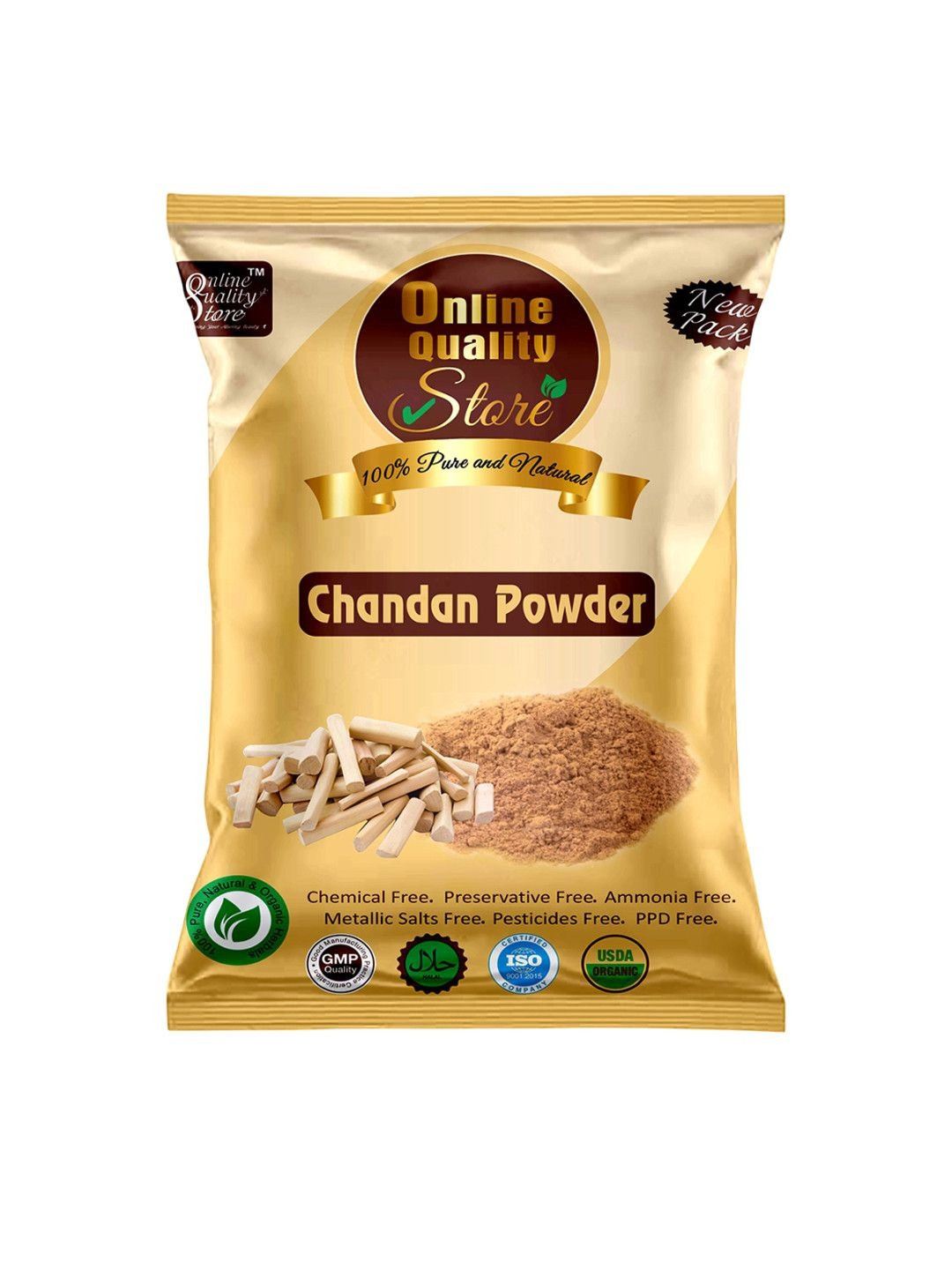Online Quality Store Natural Chandan Powder For Acne Or Blemishes - 50 g