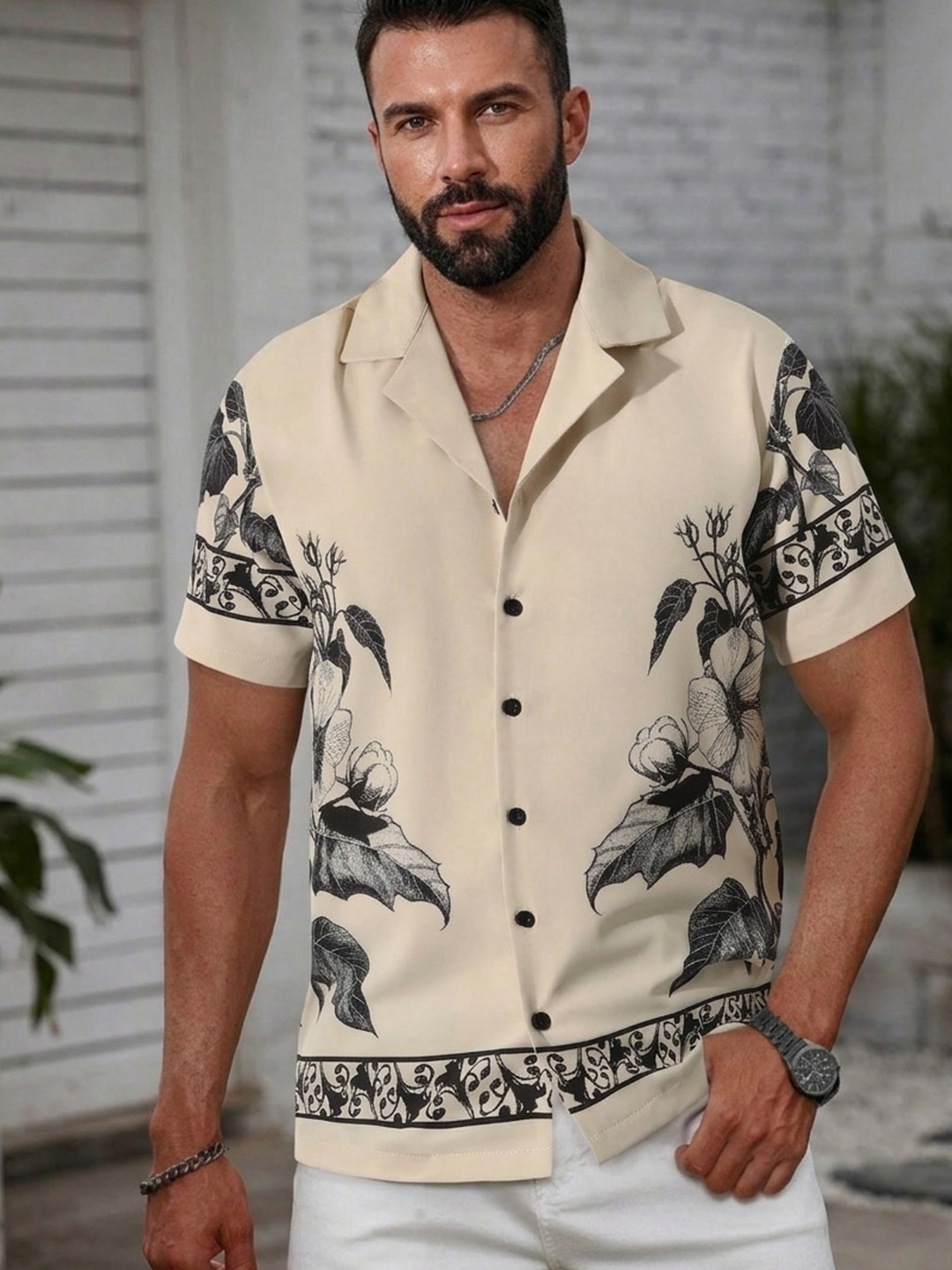 HARPITA Men Floral Printed Casual Shirt