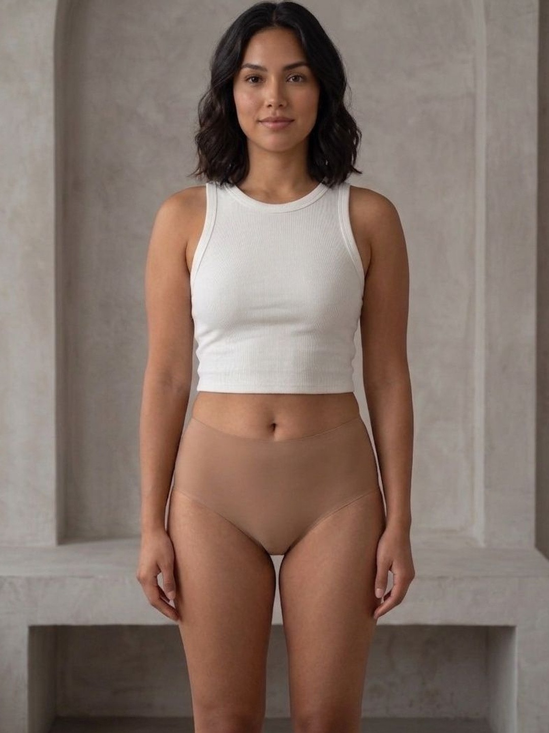 Seamless Bikini Panties Pack of 3 Invisible No Show Soft Stretch Hipster Underwear