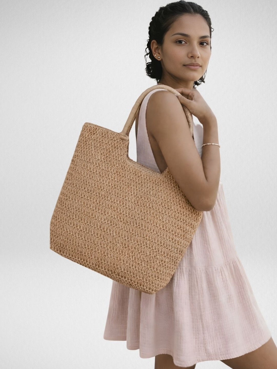EcoRight Ecoright Raffia Tote Bag - Soil