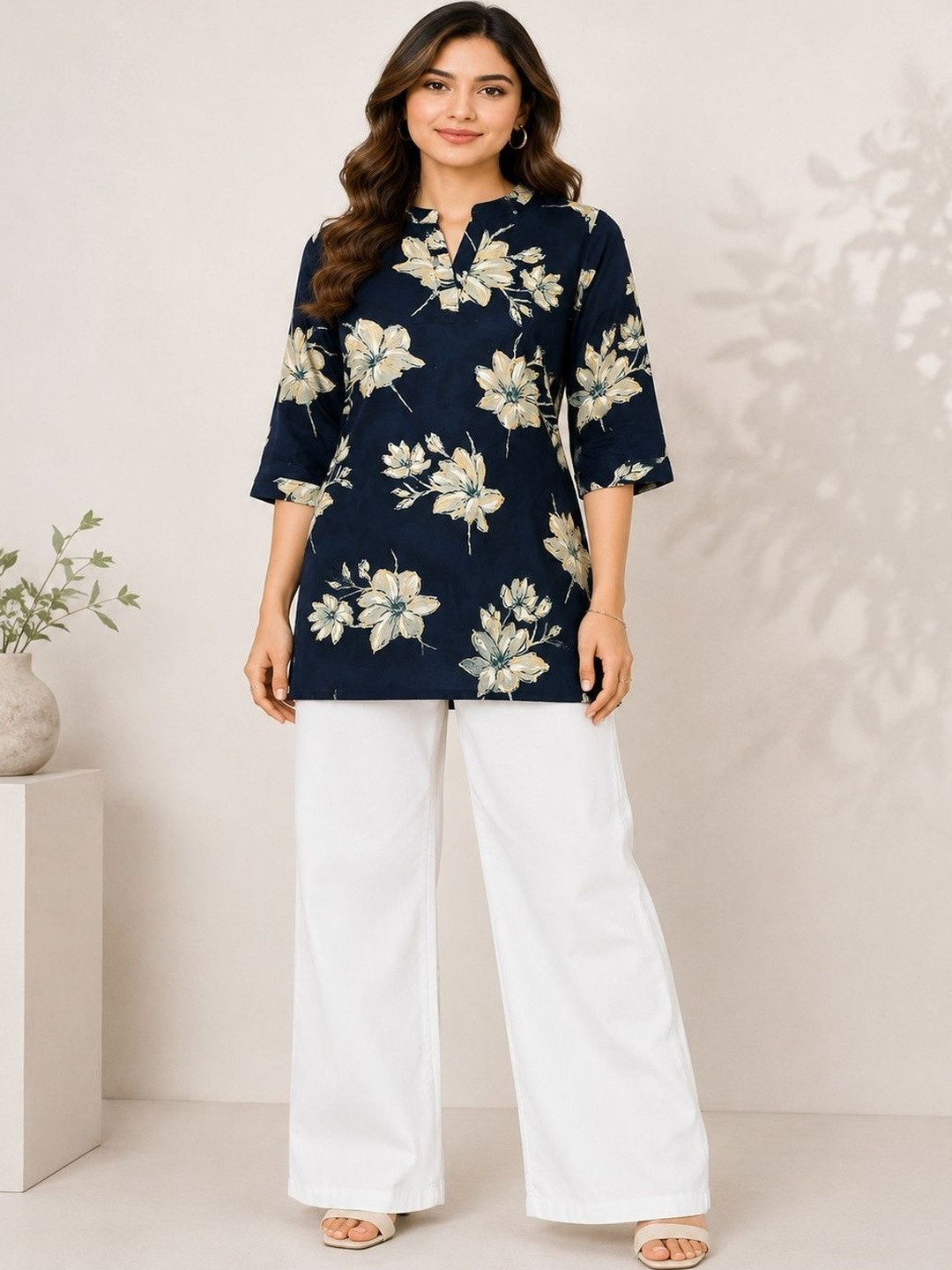 Greatech Fashions Floral Printed Kurti