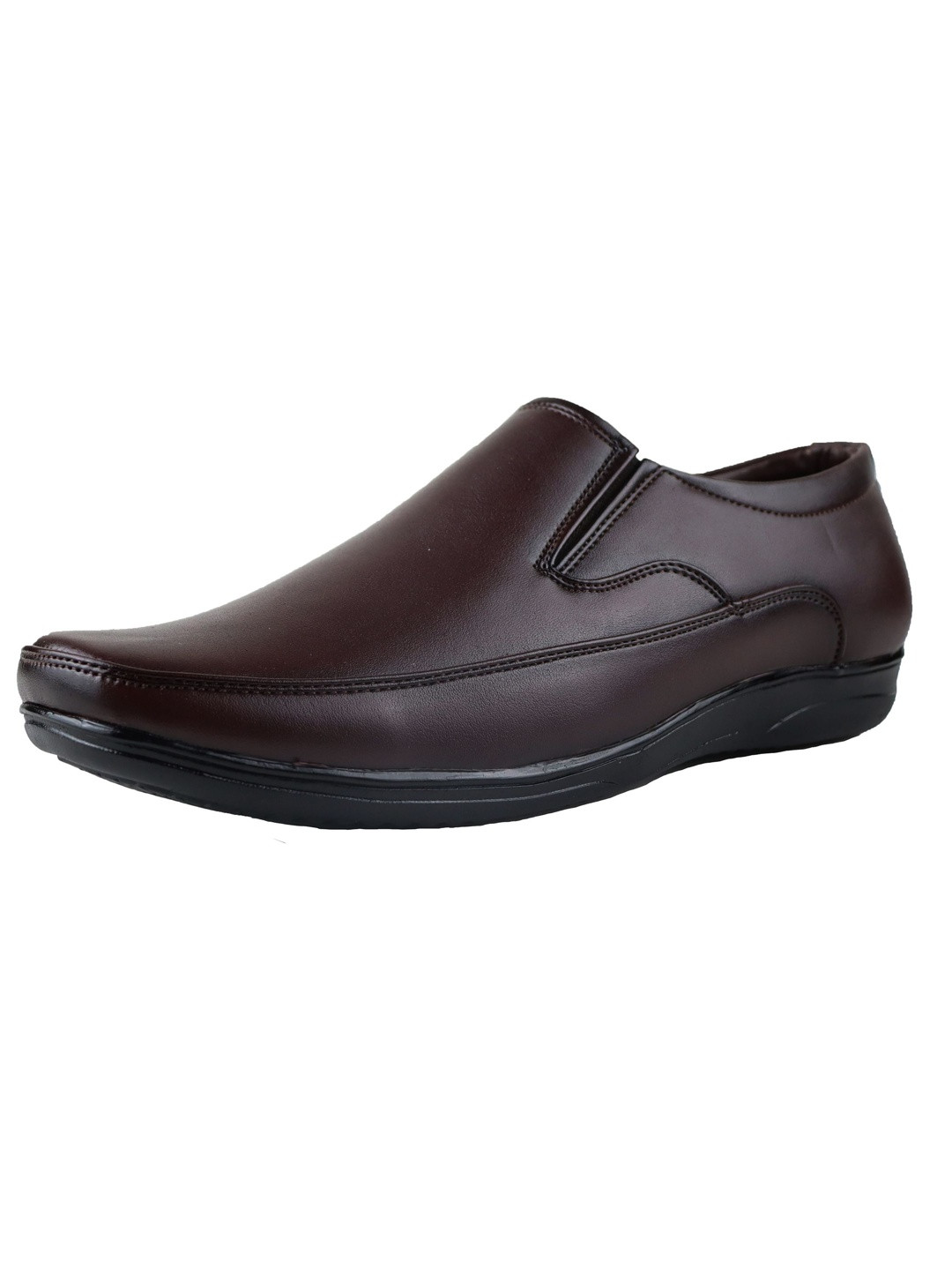 HikBi Men Leather Slip-On Shoes