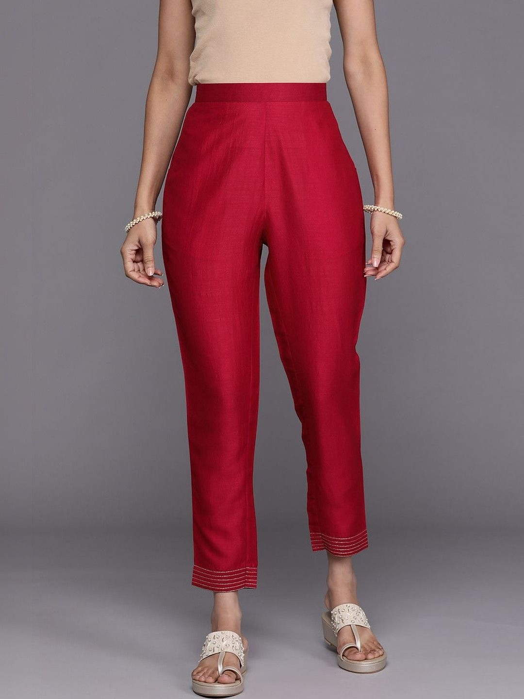 Gerua By Libas Women High-Rise Trousers