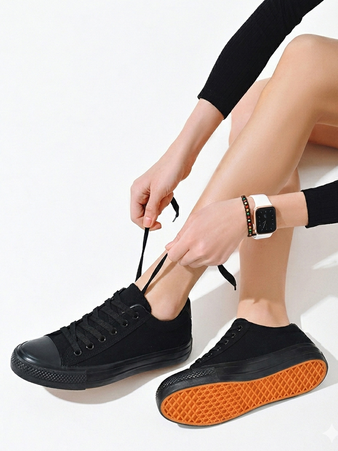 TRENDUTY Women Woven Design Sneakers
