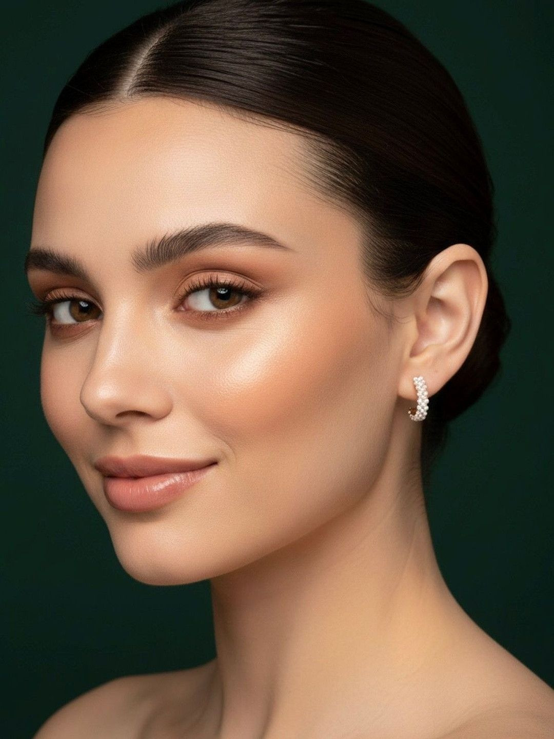 DURATI Circular Half Hoop Earrings