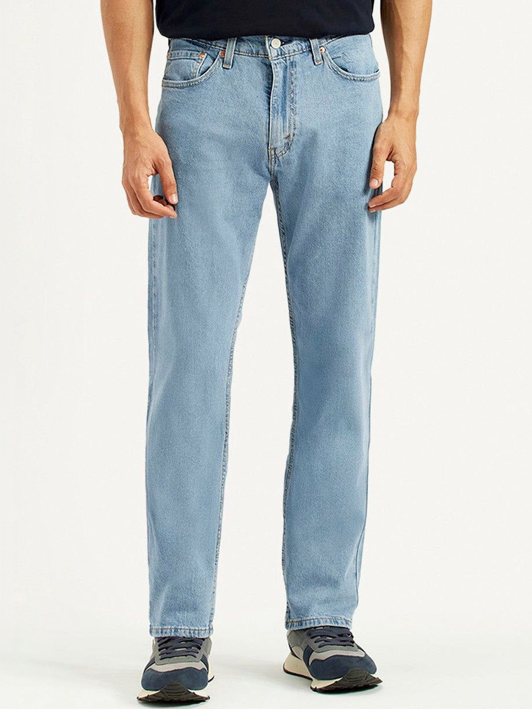 Levis Men Classic Slim Fit Mid-Rise Stretchable Jeans