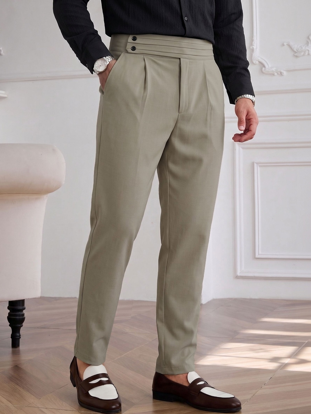 Moda Rapido Men Easy Wash Trousers