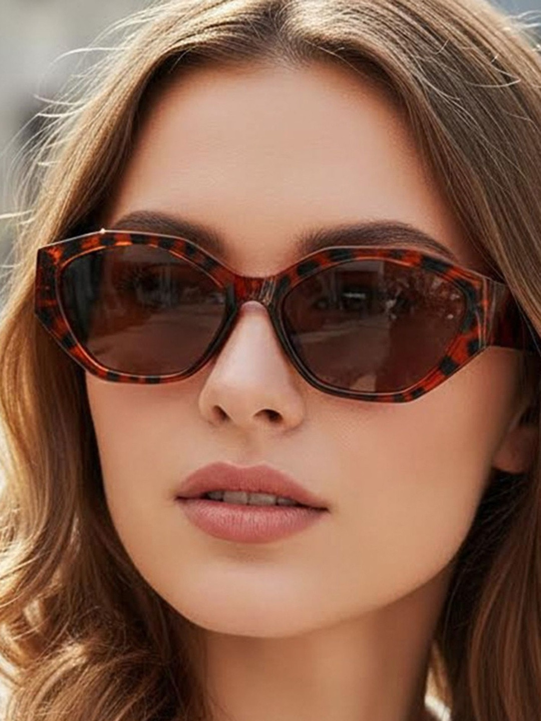 LULU & SKY Women Brown Lens & Brown Other Sunglasses with