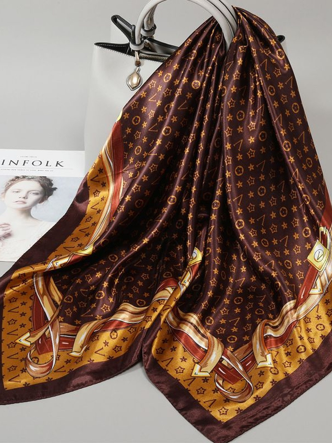 QUECY Women Printed Scarf