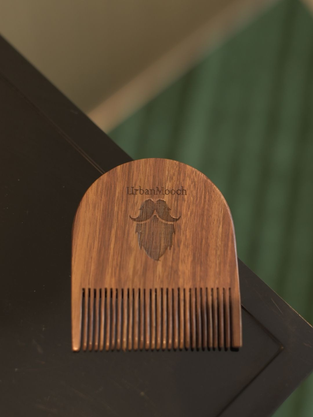 UrbanMooch Brown Sheesham Wood U-Shaped Comb