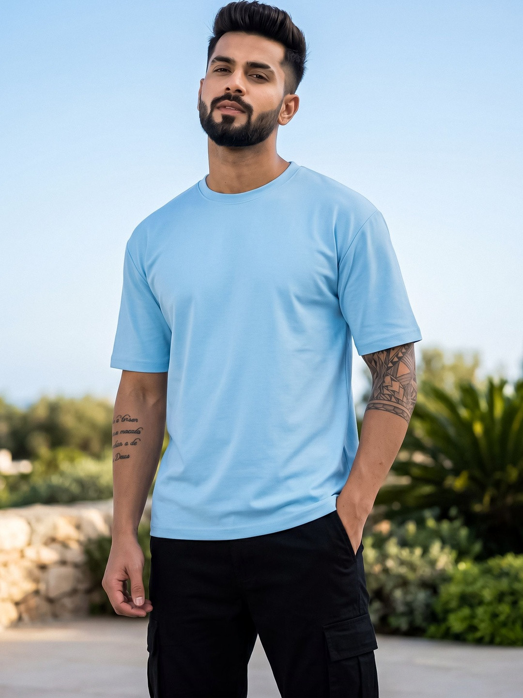 CHUGHZ Round Neck Oversized T-shirt