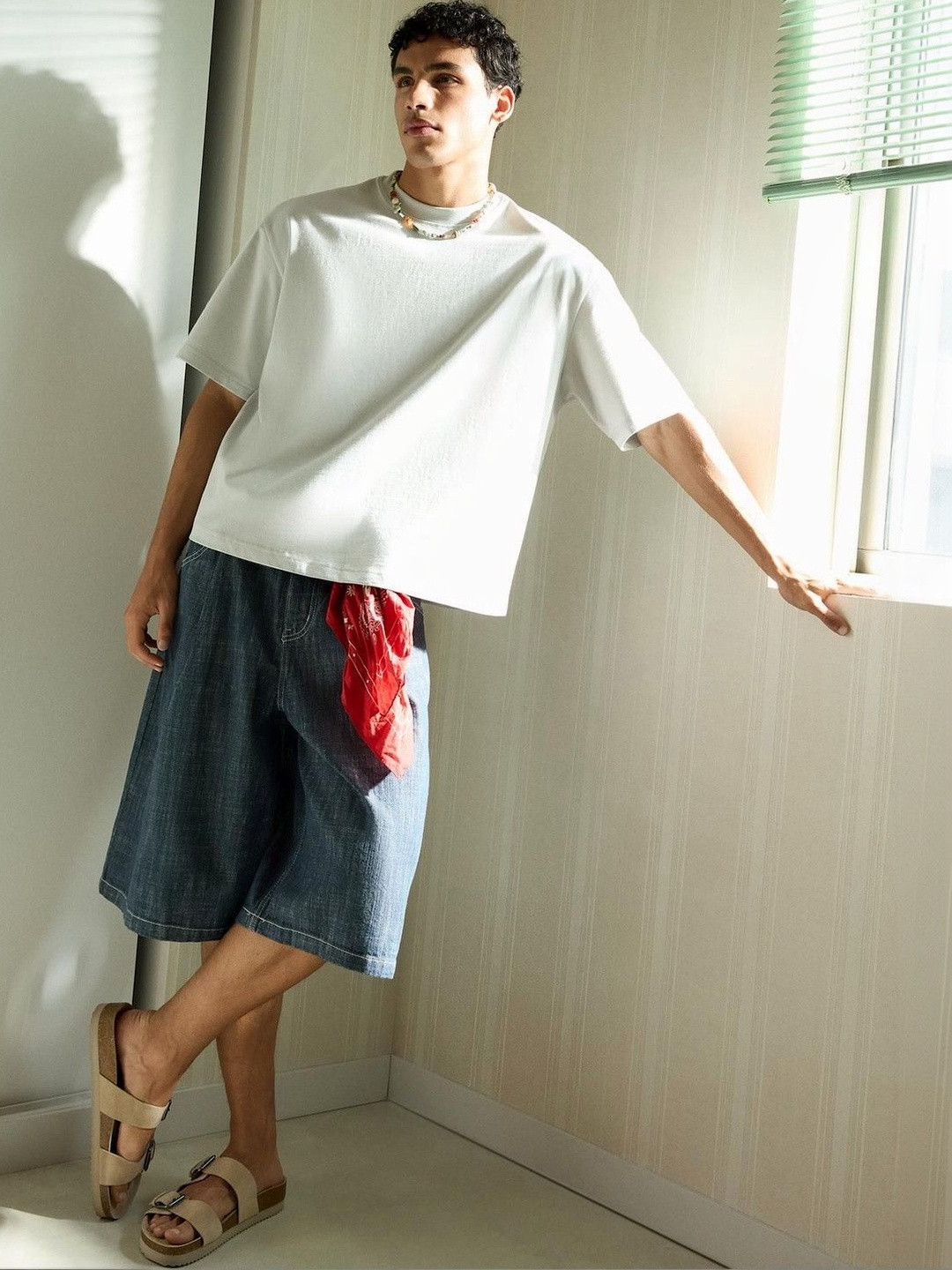 Bershka Heavy Boxy Pure Cotton T-shirt