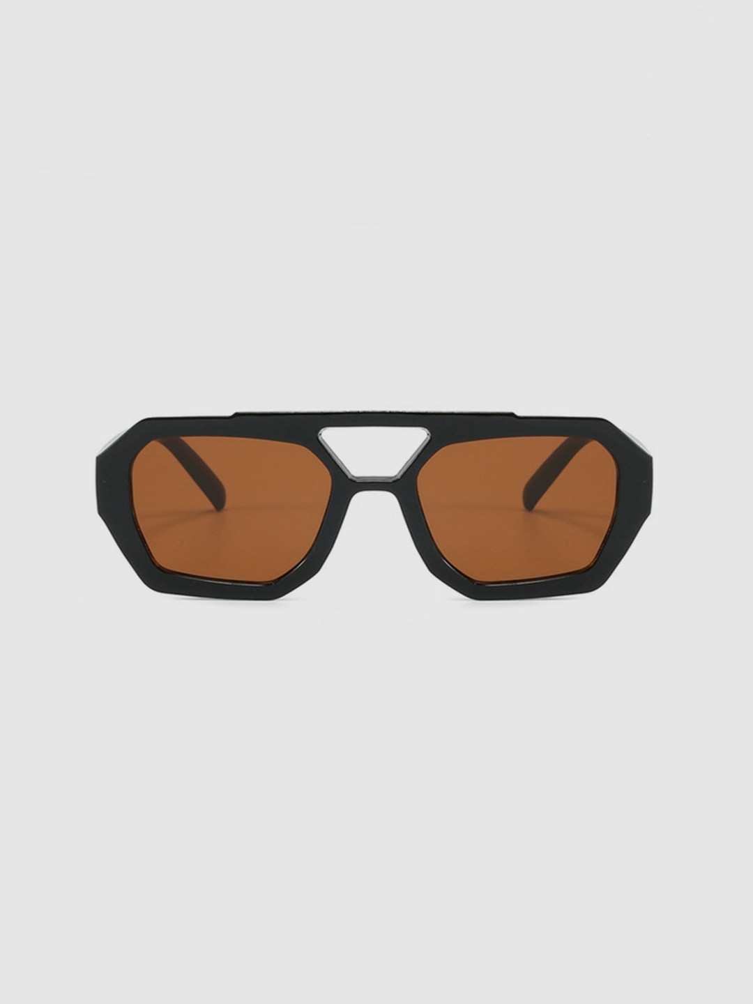 LULU & SKY Women Brown Lens & Black Other Sunglasses with