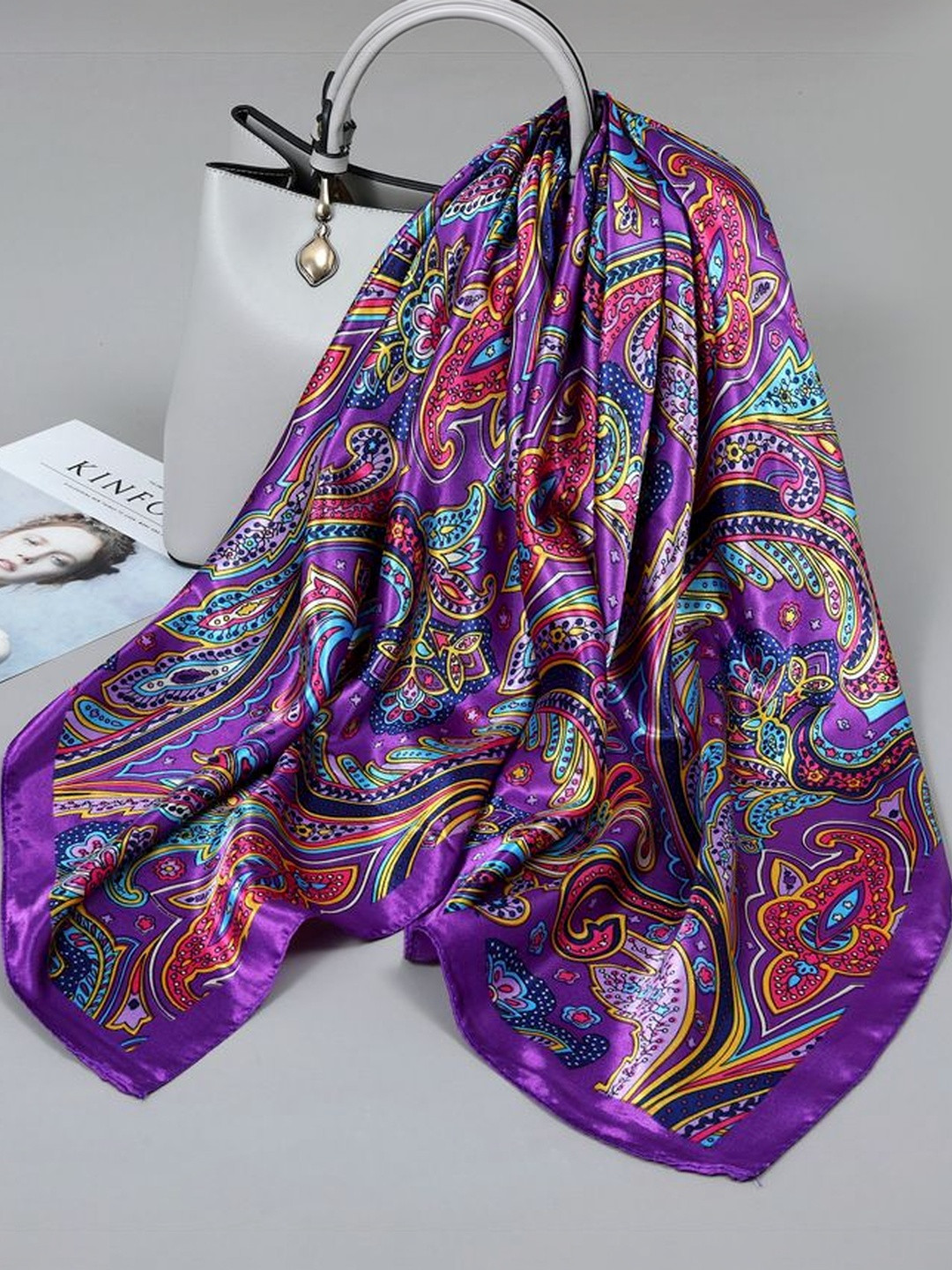 QUECY Women Printed Scarf