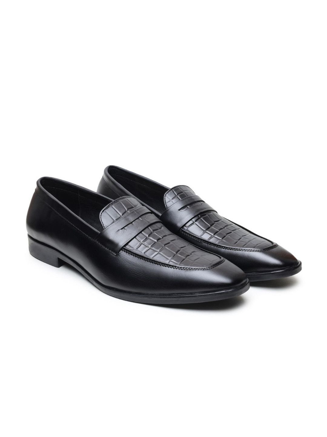 Hayes London Men Black Loafers Shoes