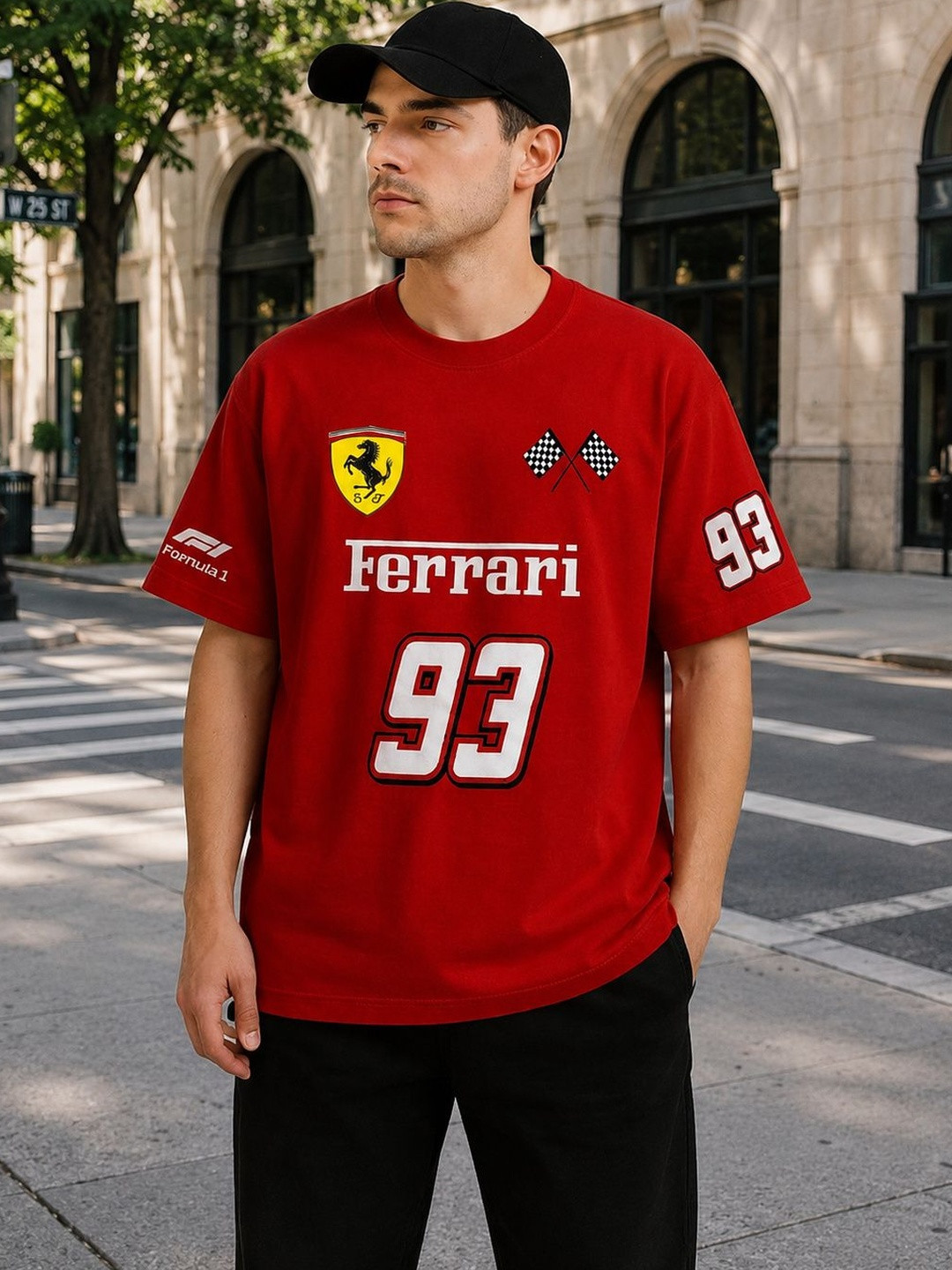 Good Sign Men Printed Boxy T-shirt
