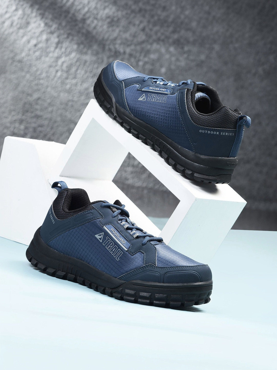Woodland Men Mesh Trekking Shoes