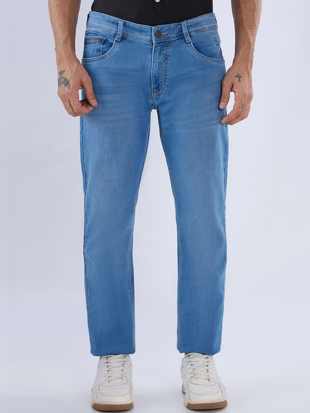 Parx Men Tapered Fit Low-Rise Stretchable Jeans