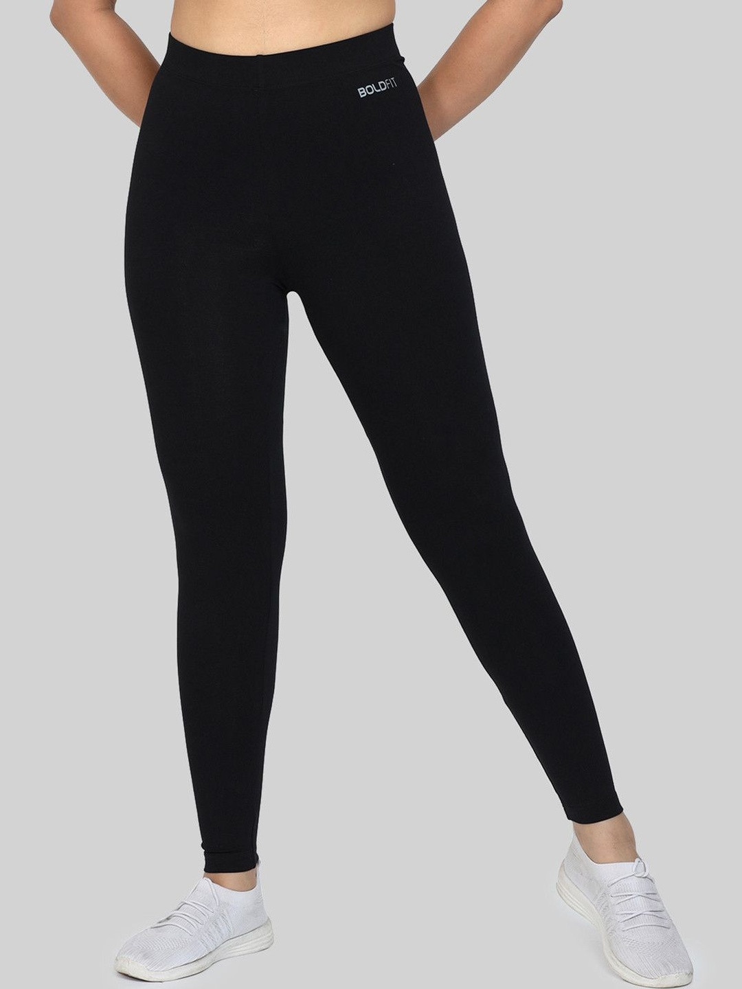 BOLDFIT Women Cotton Ankle Length Tights