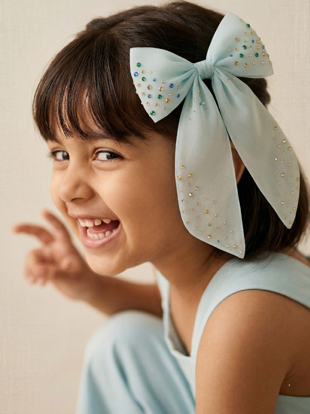 Choko Girls Beaded Alligator Hair Clip