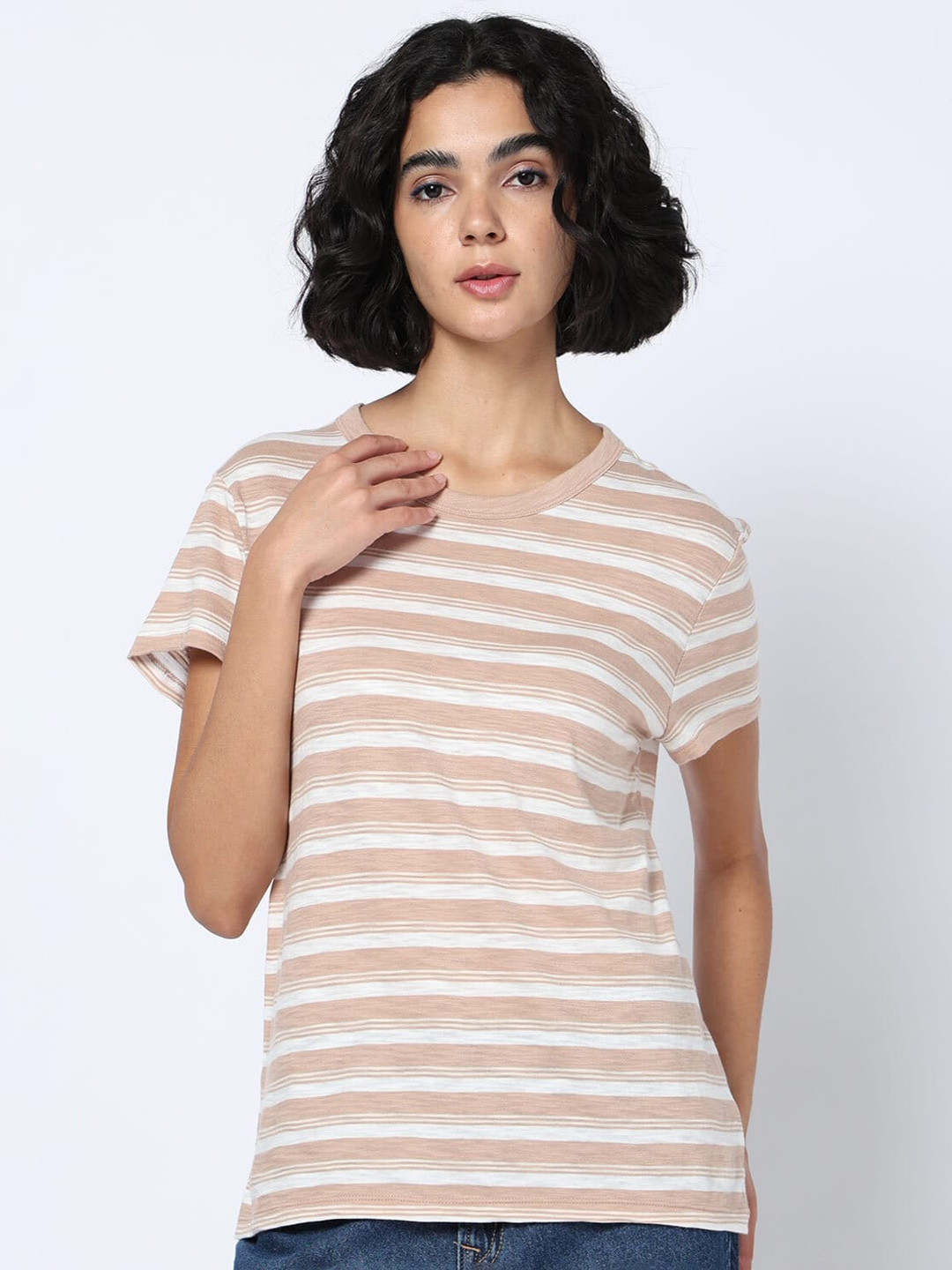 GAP Striped Pure Cotton T-shirt