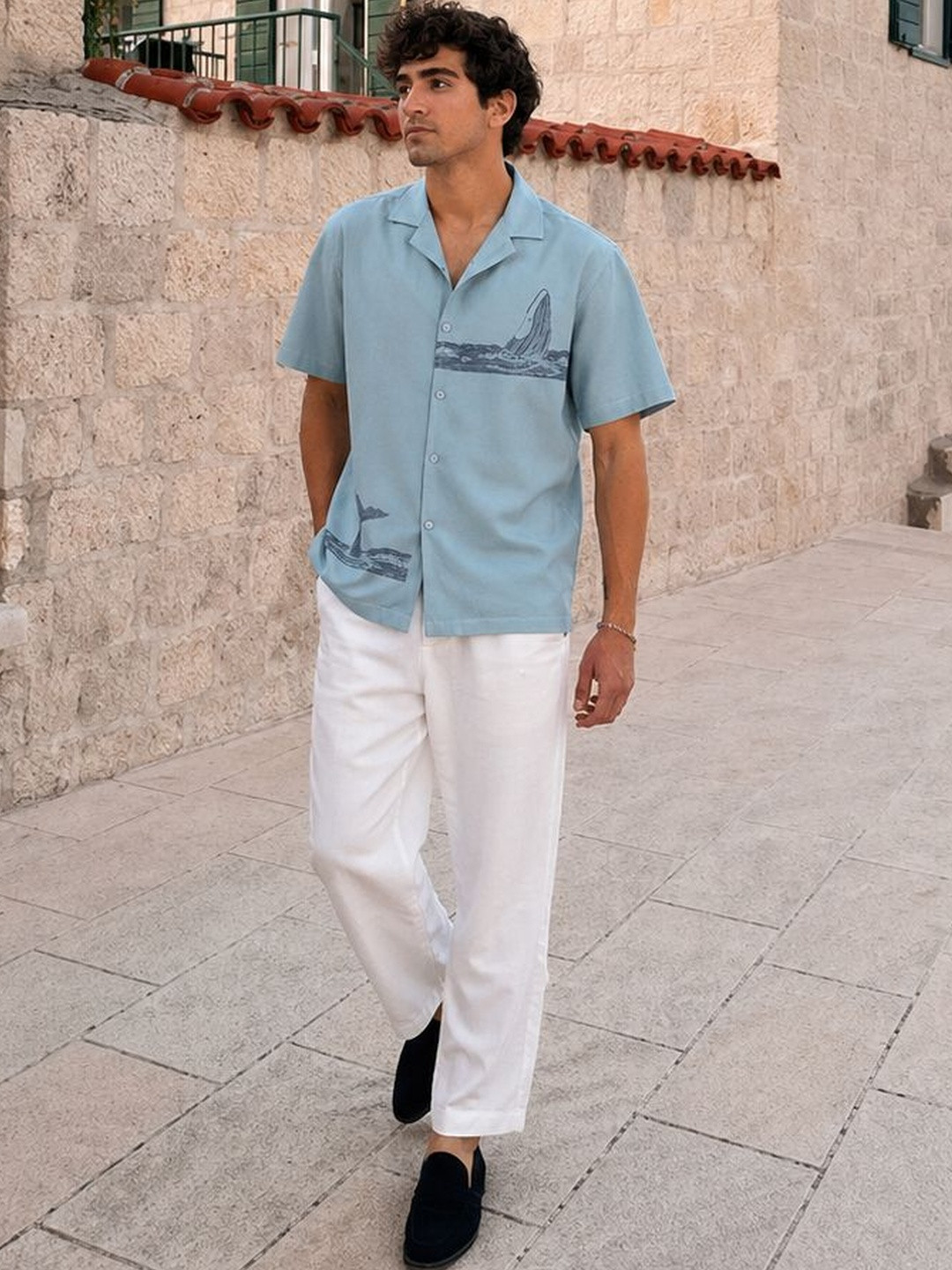 HAMPTONS Men Printed Casual Shirt