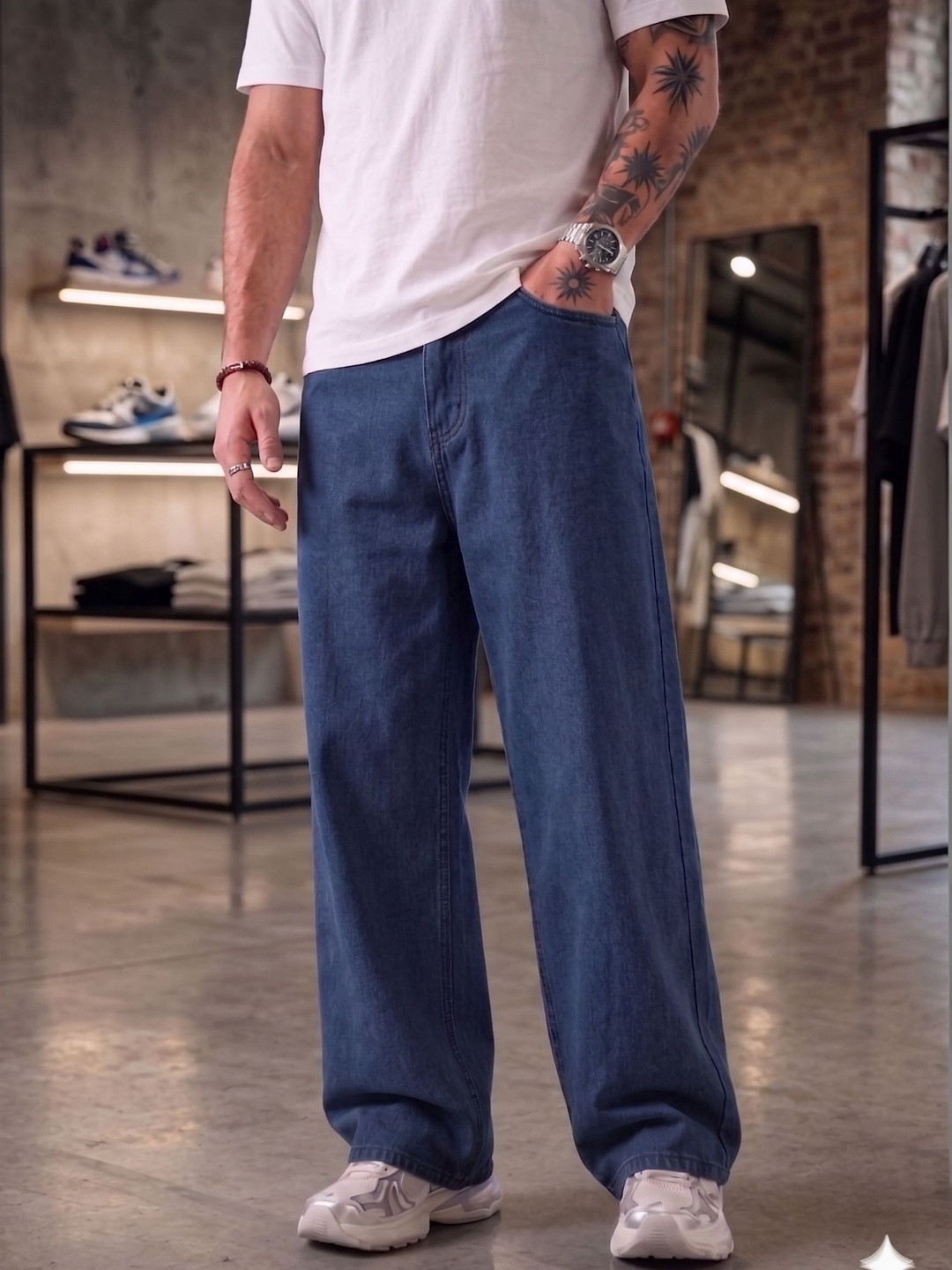 Gaucha Men Relaxed Fit Mid-Rise Stretchable Jeans