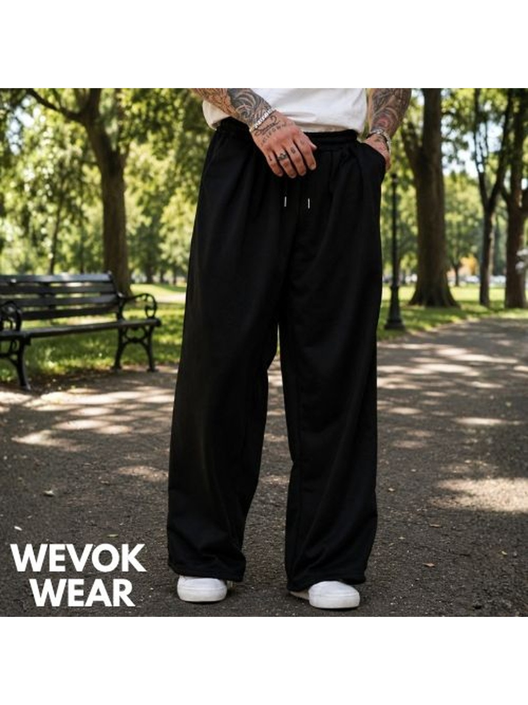 WEVOK WEAR Men Relaxed Fit Track Pants