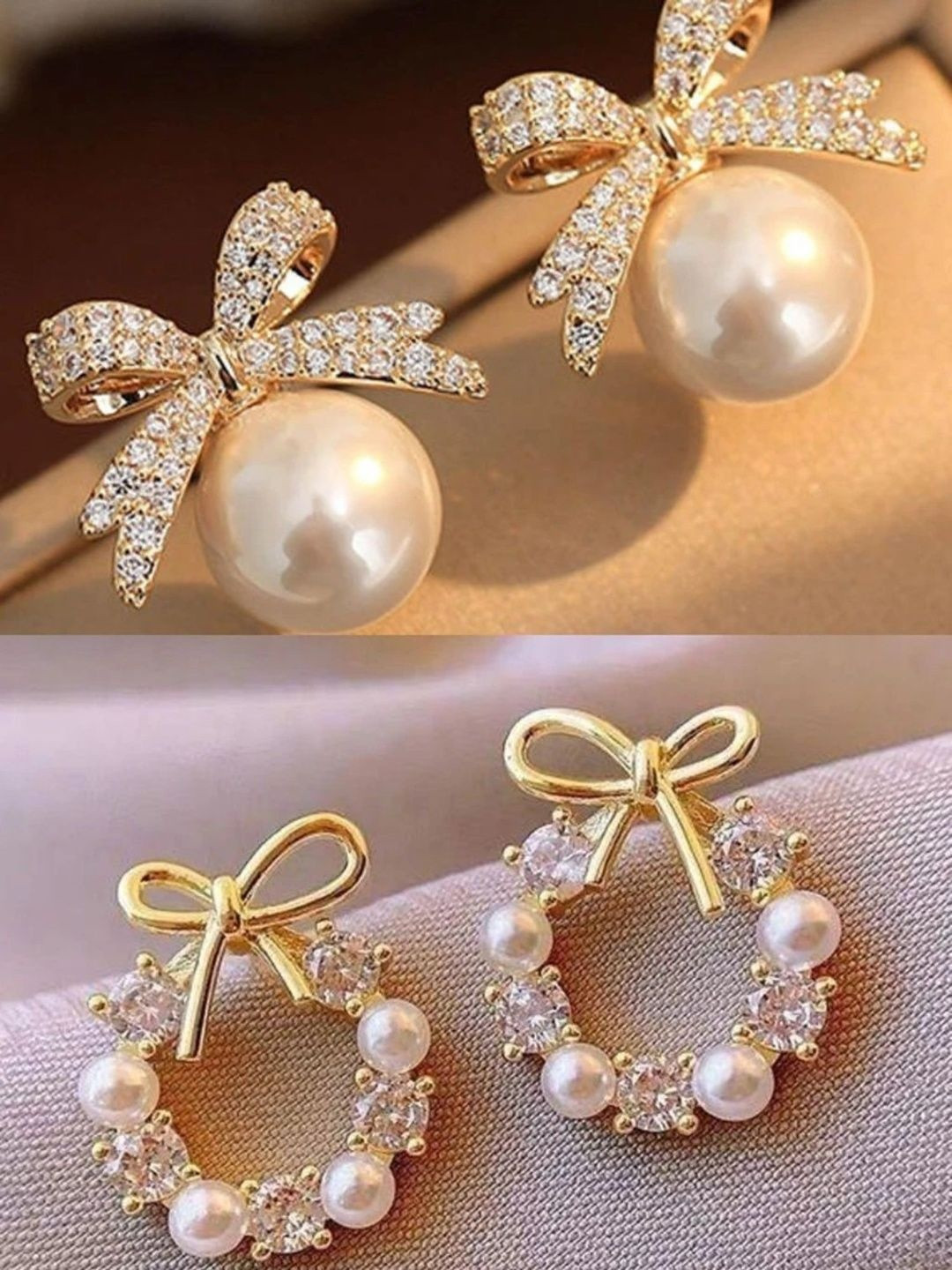 ARK JEWEL Floral Studs Earrings