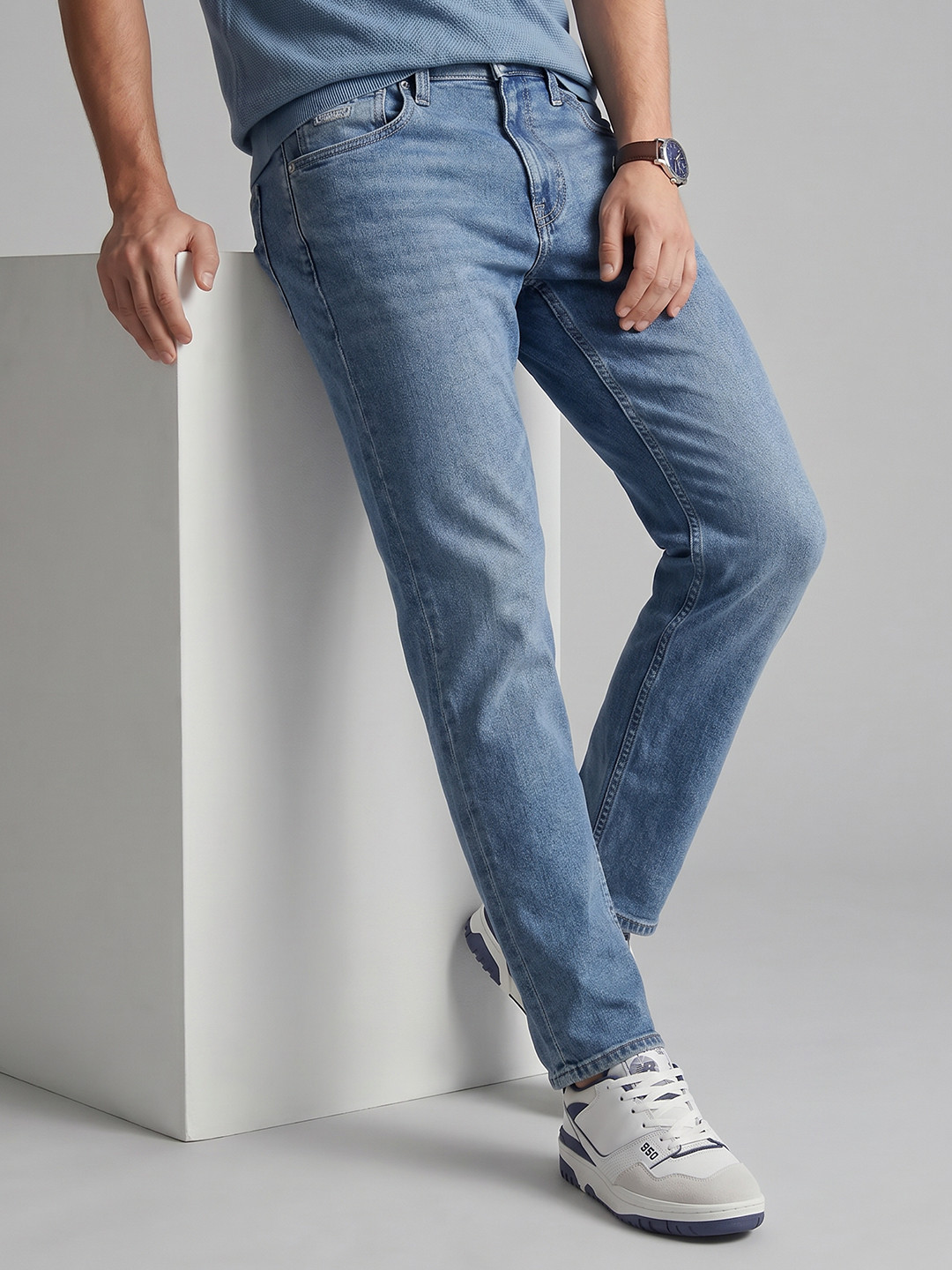 U.S. Polo Assn. Denim Co. Men Cole-Cropped Fit Jeans