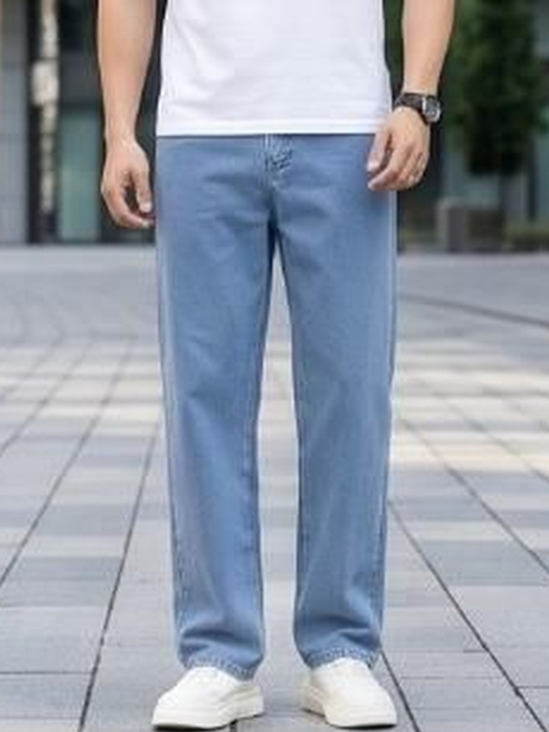 CLYVER Men Straight Fit Mid-Rise Jeans