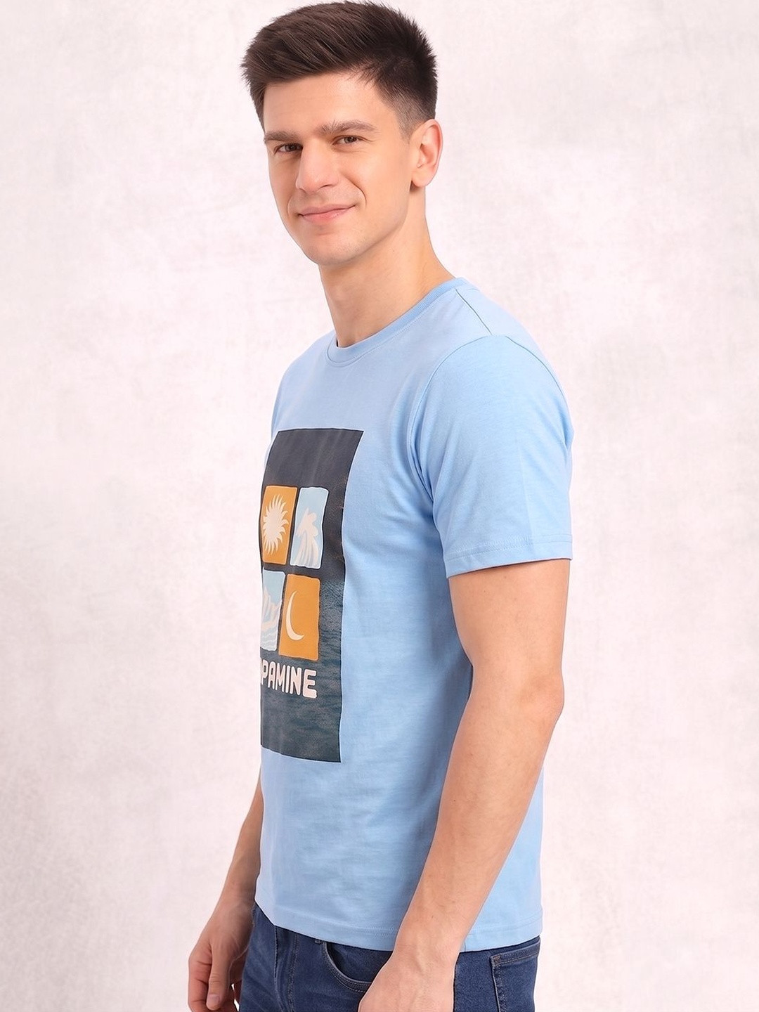Roadster Men Printed T-shirt
