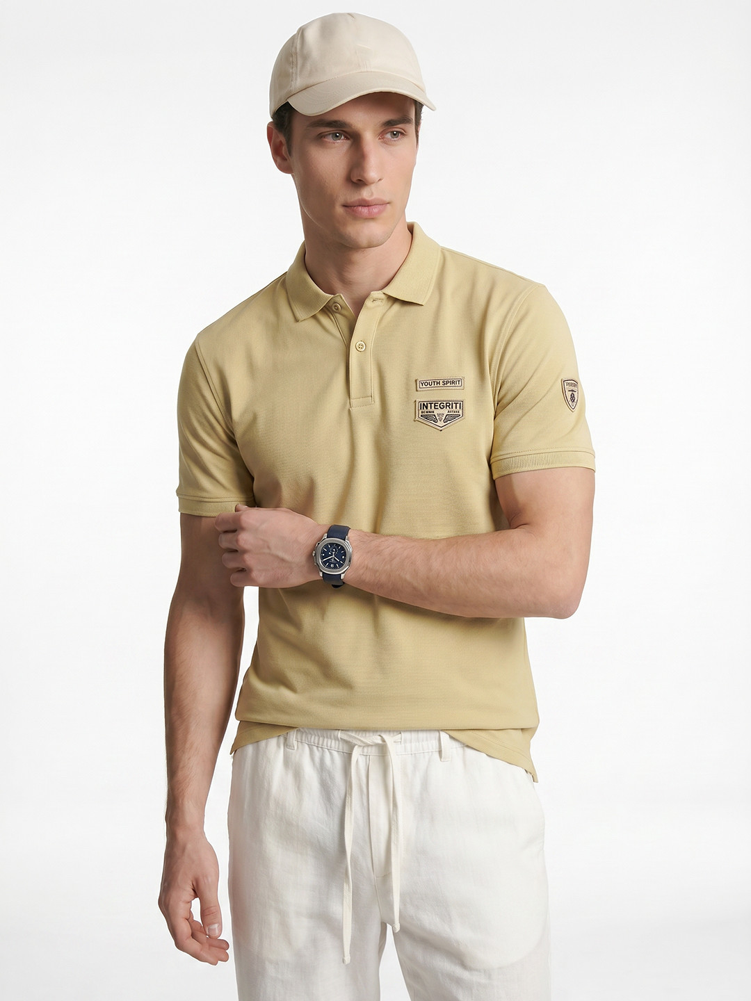 Integriti Slim Fit Polo Collar T-Shirt