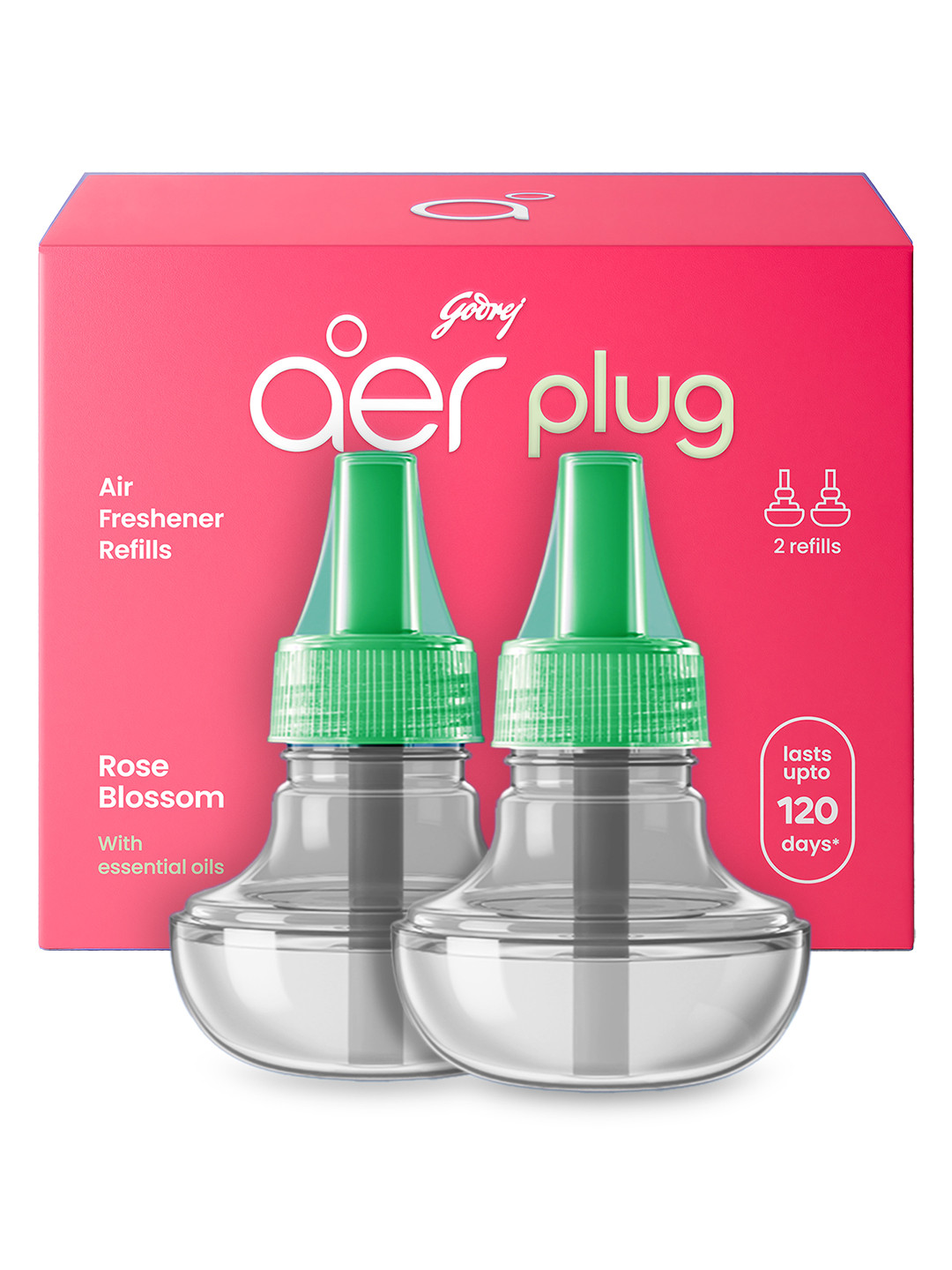 Godrej Aer Plug Electric Air Freshener Refills - 25 ml Each