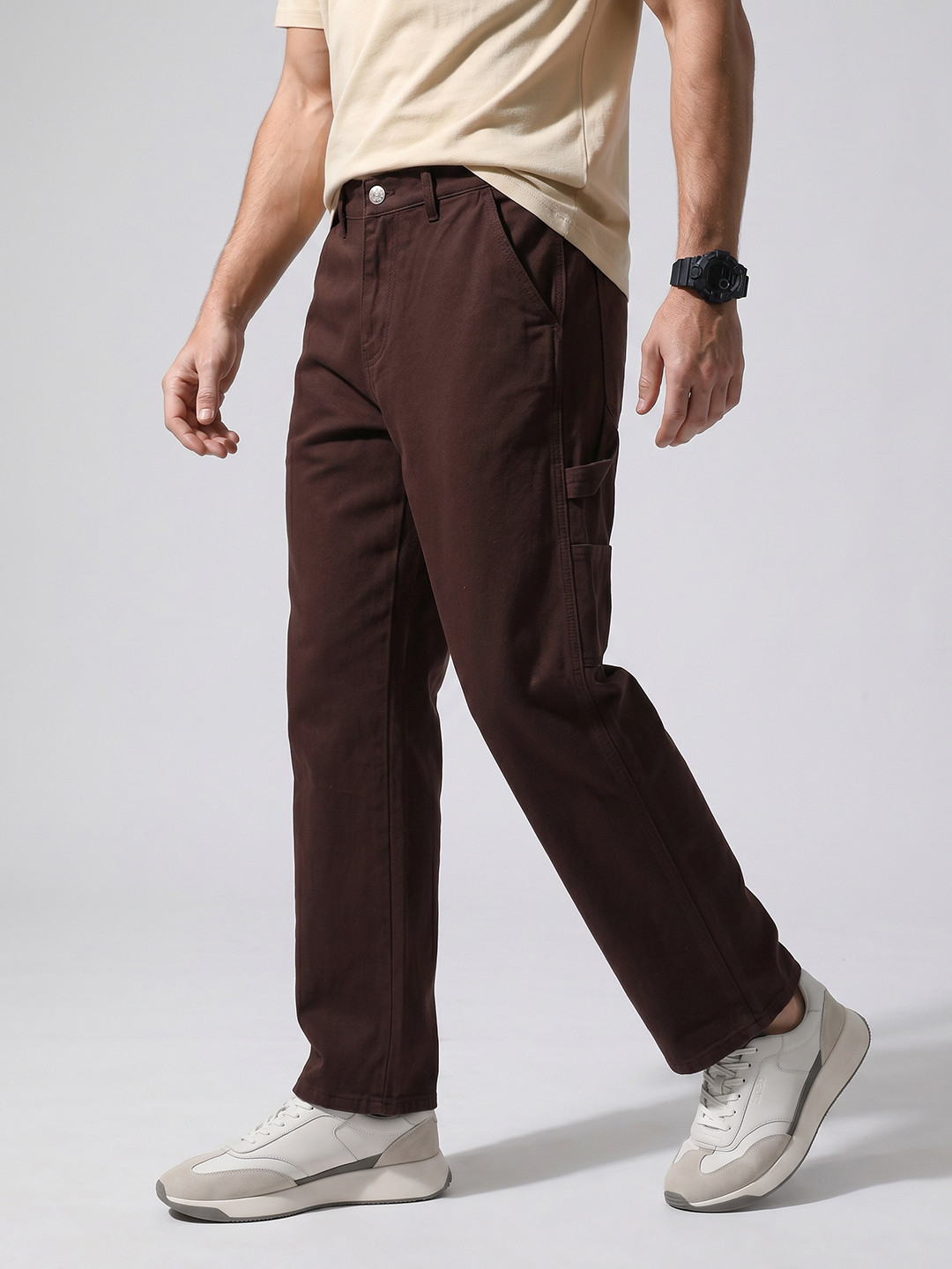 WROGN Men Wide Leg Clean Look Jeans