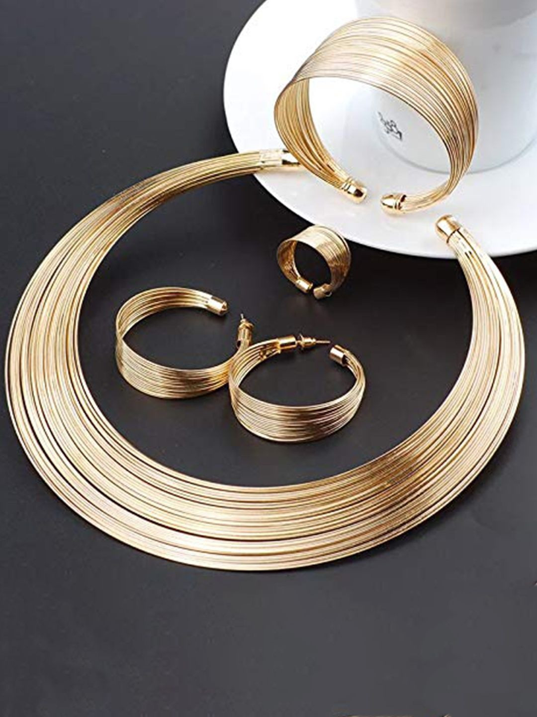 YouBella Gold-Plated Jewellery Set