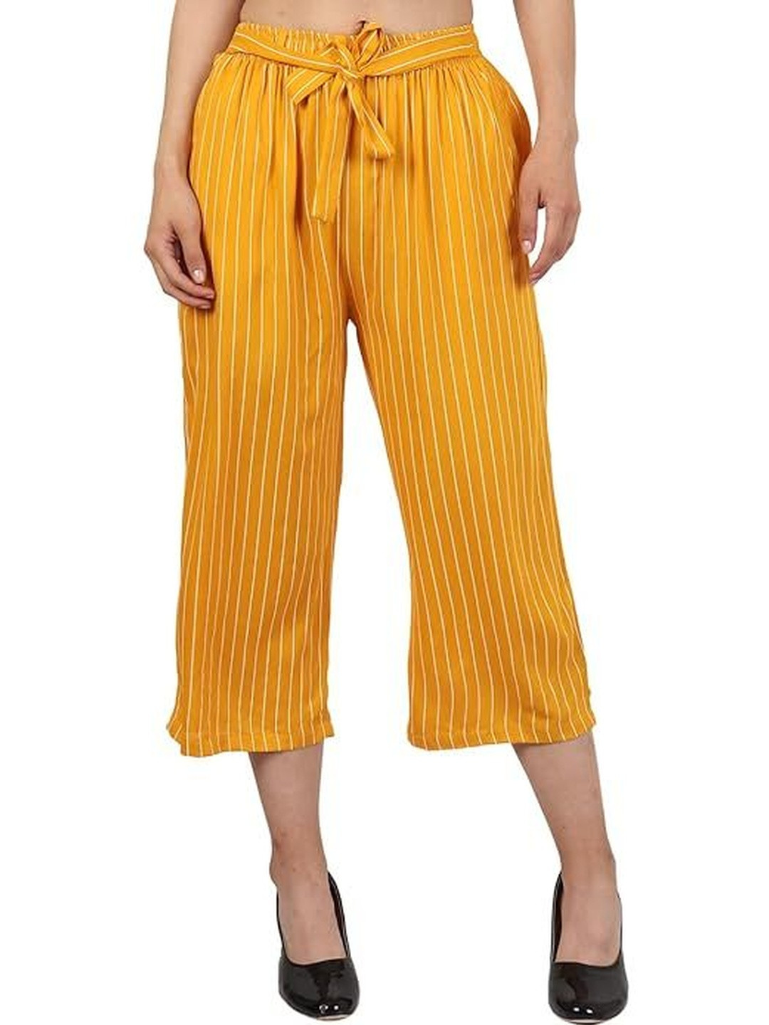 TNQ Women Striped Capris