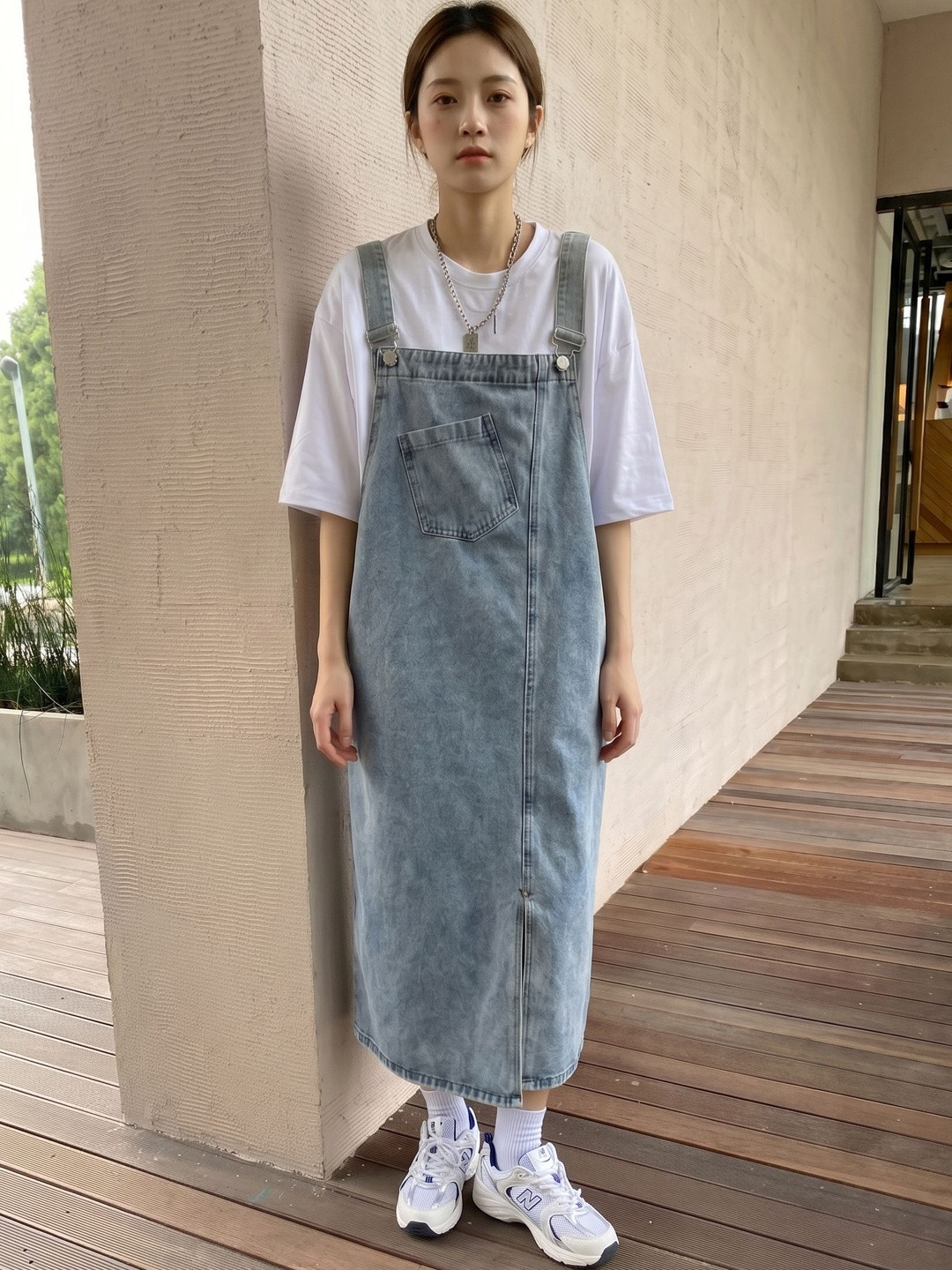 StyleCast x Revolte Straight Leg Dungarees